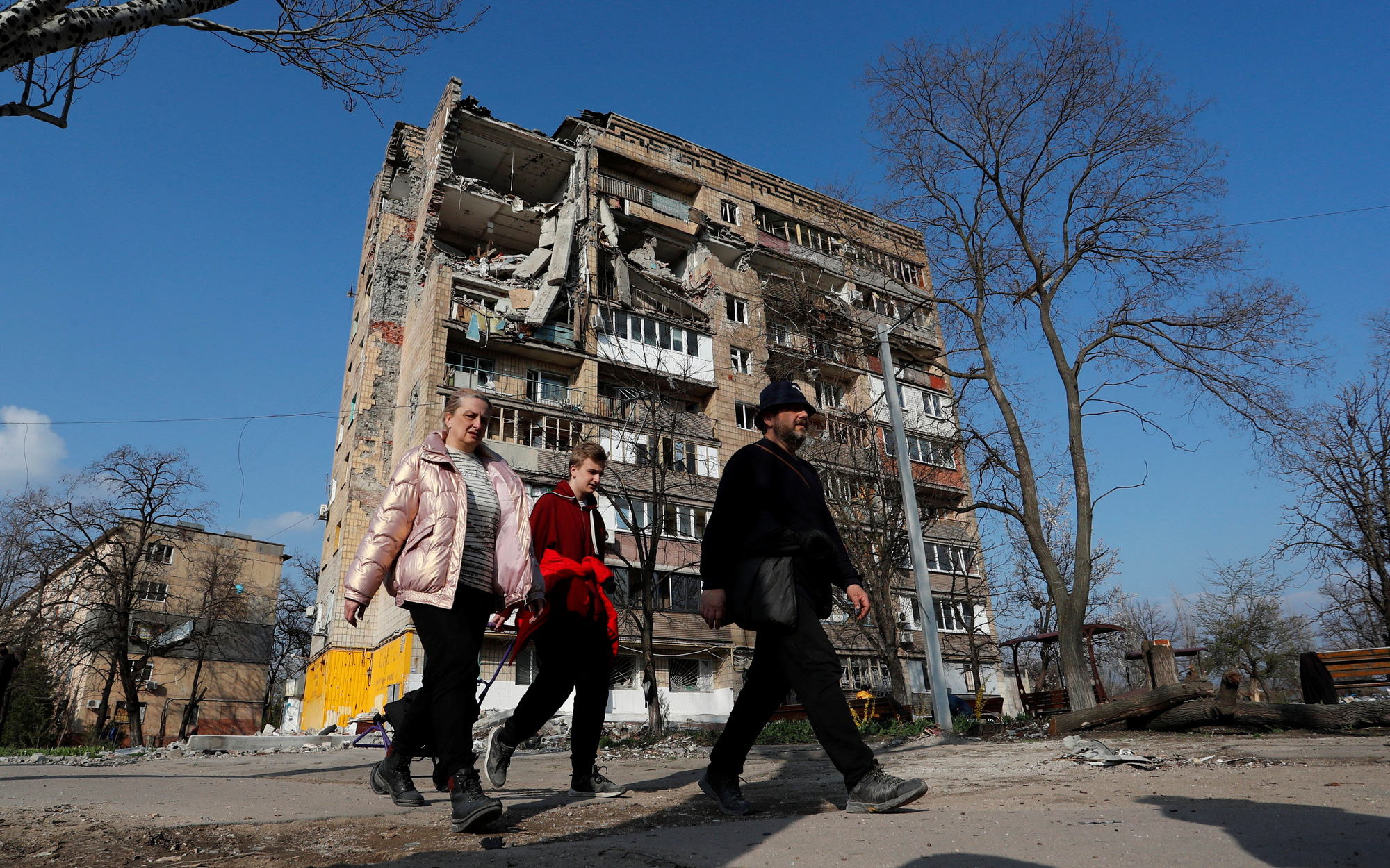 Бомбардировка украины. Война в городе. Российский город.