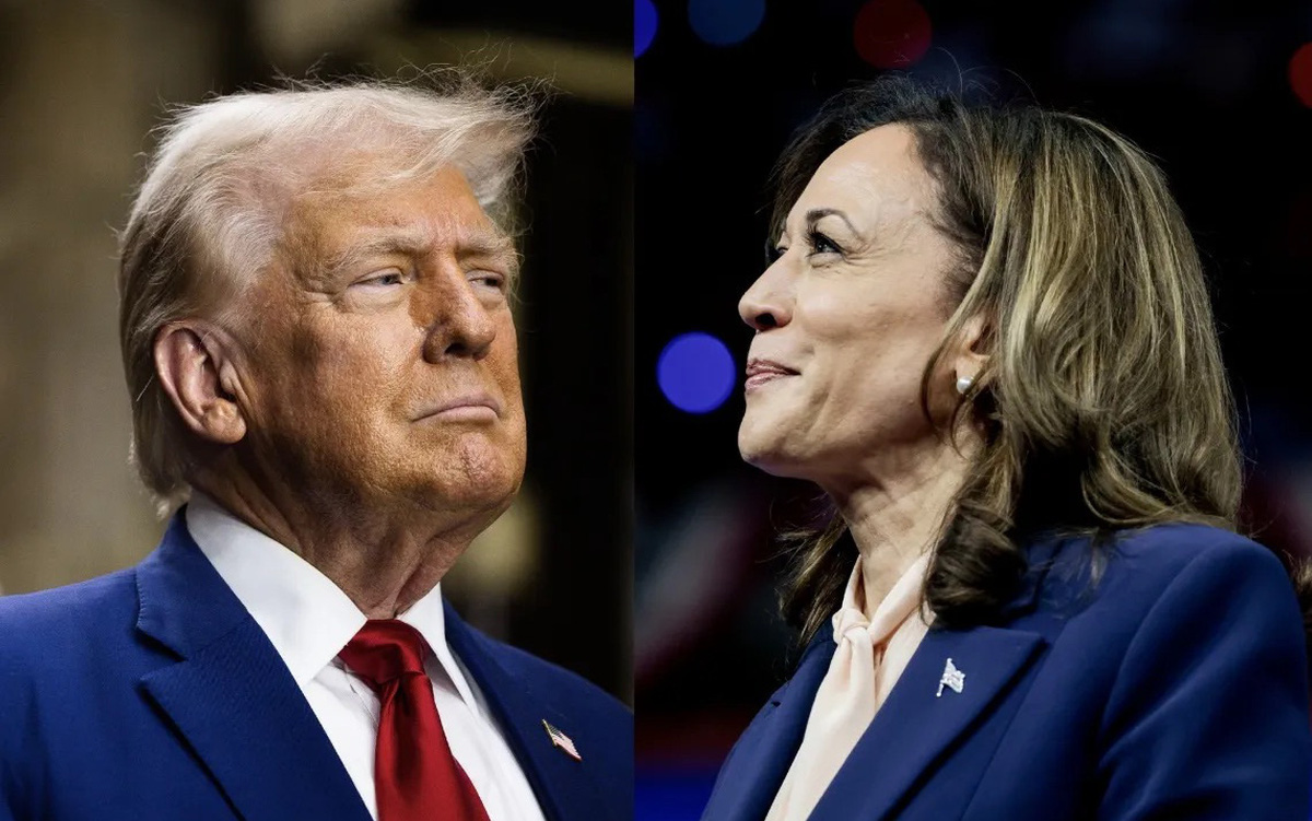 Ông Trump, bà Harris ngang ngửa ở các bang chiến trường