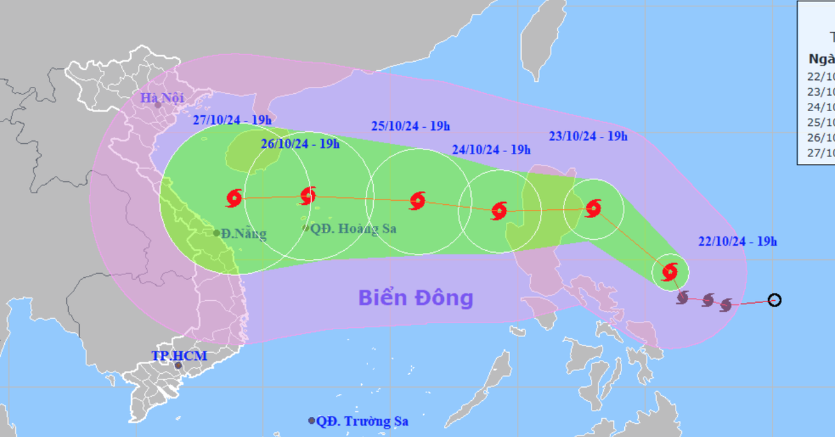 Bão Trami sắp vào Biển Đông, các tỉnh Quảng Ninh đến Bình Thuận thông báo ngay cho tàu thuyền