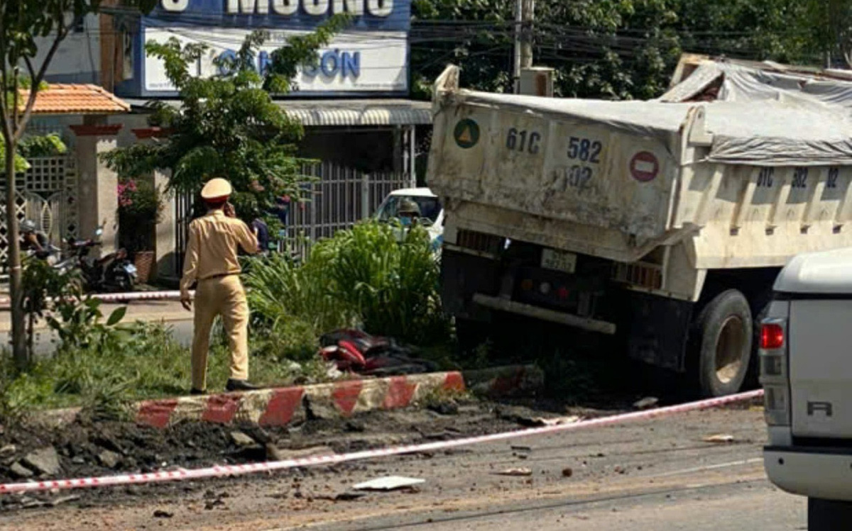 Xe ben tông liên hoàn 1 người chết: phanh không hoạt động, tạm giữ tài xế