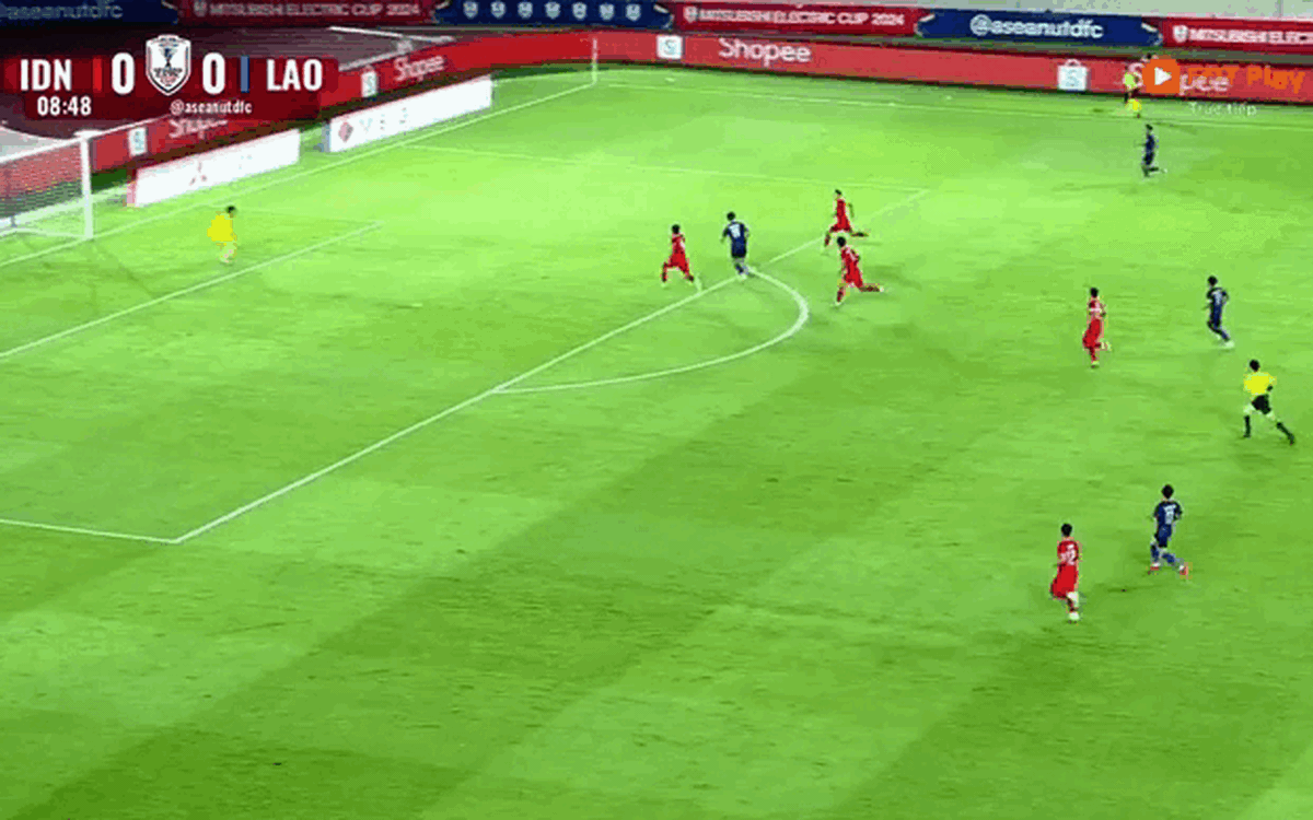 Video: 9 phút 4 bàn thắng, tuyển Lào với Indonesia rượt đuổi tỉ số