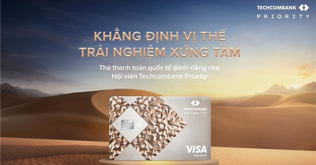 Tận hưởng phong cách sống với thẻ thanh toán Techcombank Priority