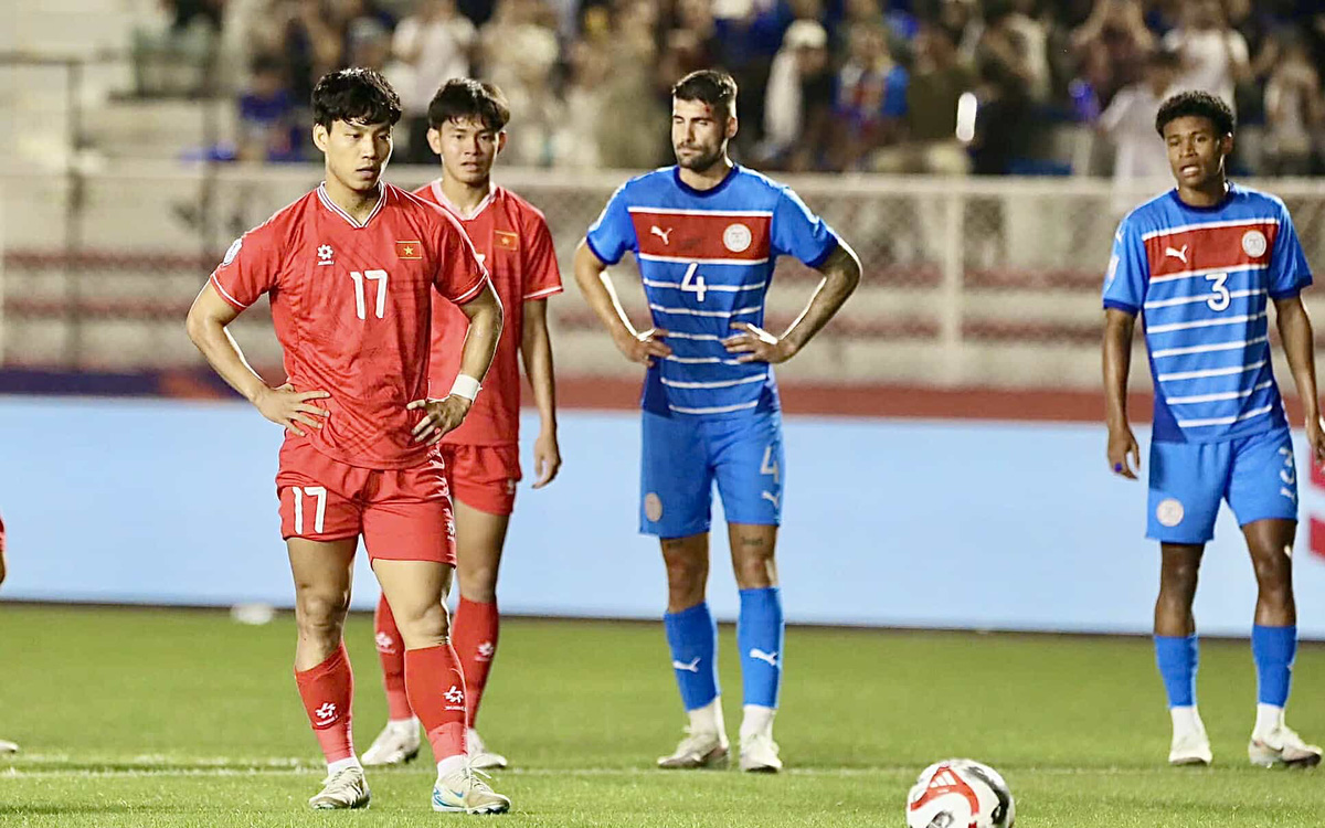 Philippines - Việt Nam (hiệp 1) 0-0: Việt Nam bị hủy phạt đền