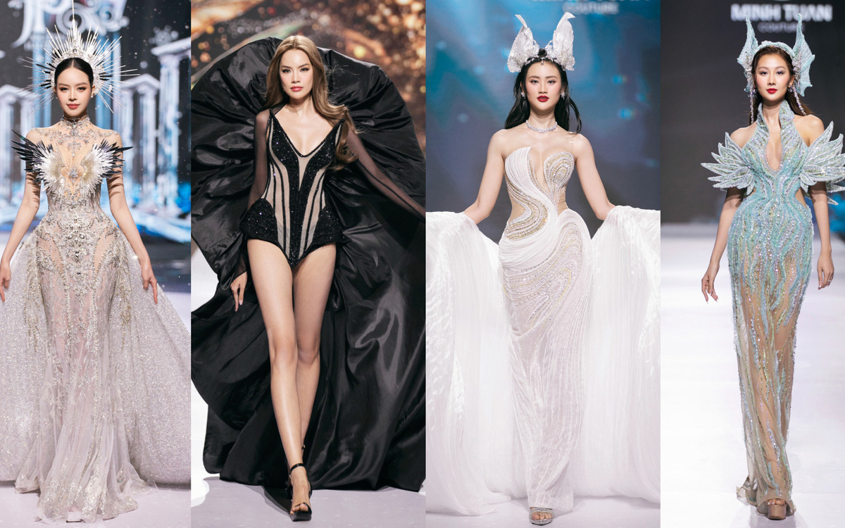 Hoa hậu Thanh Thủy, Lê Hoàng Phương, Ý Nhi, Quế Anh hội ngộ tại Vietnam Beauty Fashion Fest