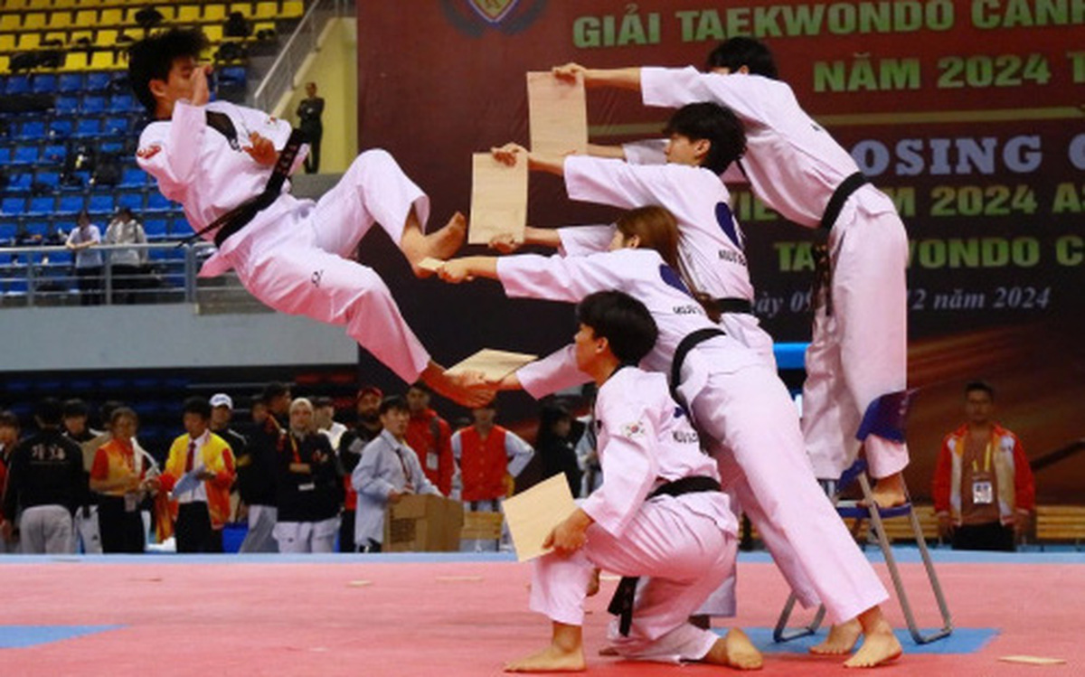 Việt Nam nhất toàn đoàn Giải Taekwondo Cảnh sát châu Á mở rộng với 37 huy chương vàng