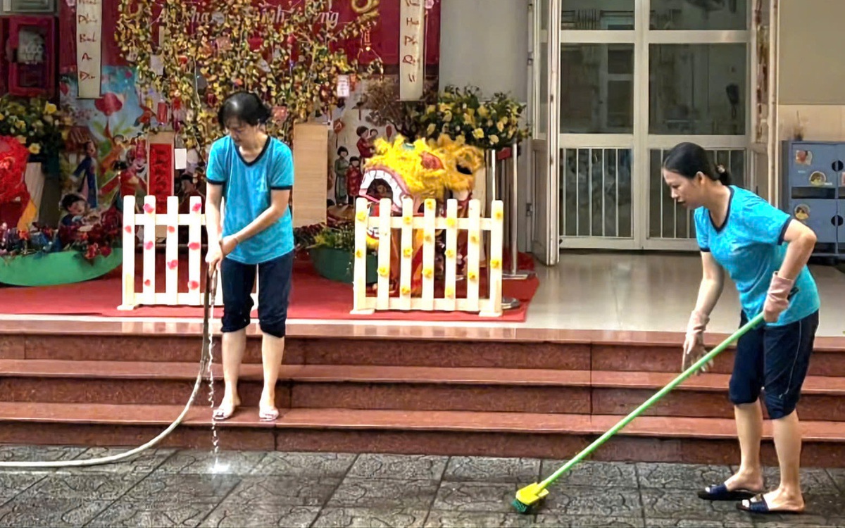 Trường mầm non ở TP.HCM tươm tất chờ đón trò cưng đi học lại