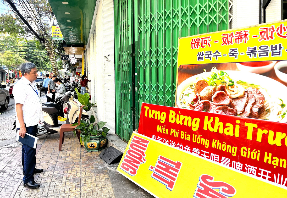 Đoàn kiểm tra đến làm việc quán ăn ở Nha Trang bị tố 'chặt chém', không gặp được chủ quán