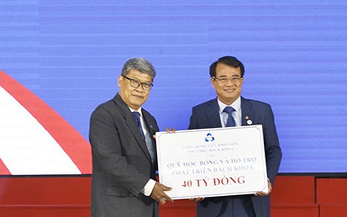 Cựu sinh viên Bách khoa TP.HCM chi tiền tỉ hỗ trợ sinh viên vay không lãi