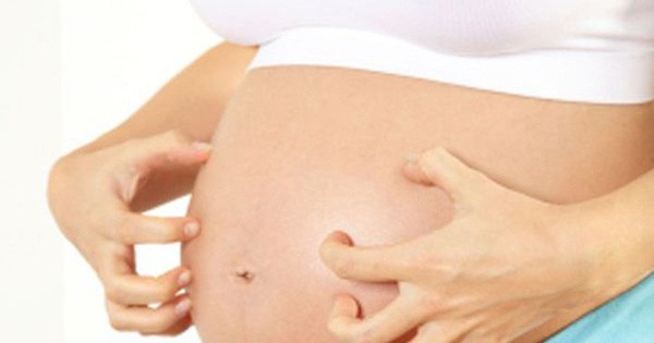 Các nguyên nhân gây ngứa bụng khi mang thai.
