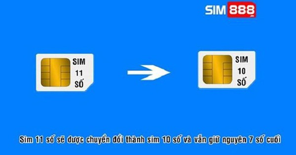 Năm 2018 chuyển hết sim 11 số sang sim 10 số