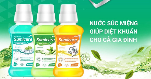 Những lợi ích của nước súc miệng sumicare cho sức khỏe răng miệng