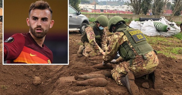 Phát hiện 20 quả bom chưa nổ ở sân tập của AS Roma
