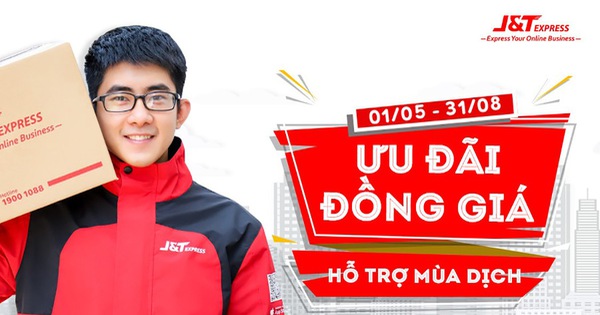 Chuyển phát nhanh J&T Express đồng giá giao hàng chỉ từ 14.000đ