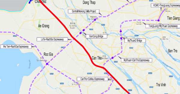 Hơn 23.000 tỉ đồng xây dựng tuyến cao tốc Châu Đốc - Cần Thơ - Sóc ...
