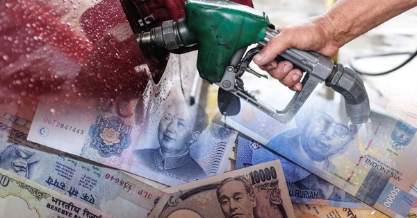 Nhiều đồng tiền châu Á 