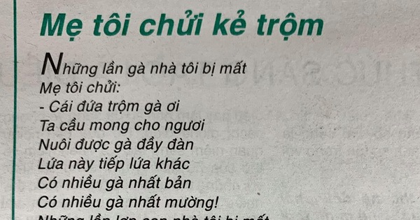 Thơ không xách mé, chửi đời, thơ làm ta suy nghĩ và xúc động
