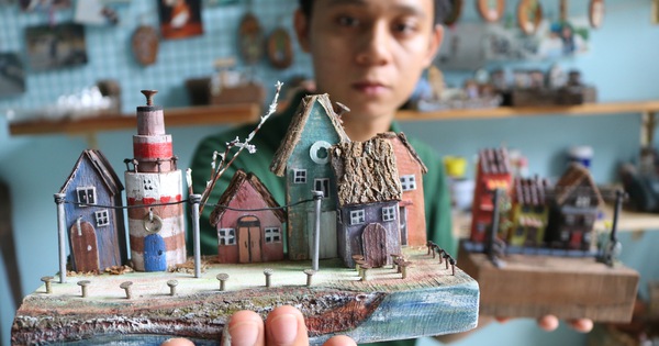 mô hình nhà gỗ mini