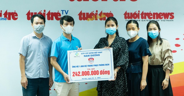 Công ty dệt may Nam Dương tặng 1.000 bộ đồ bảo hộ phòng dịch cho TP.HCM - Vimarsana News
