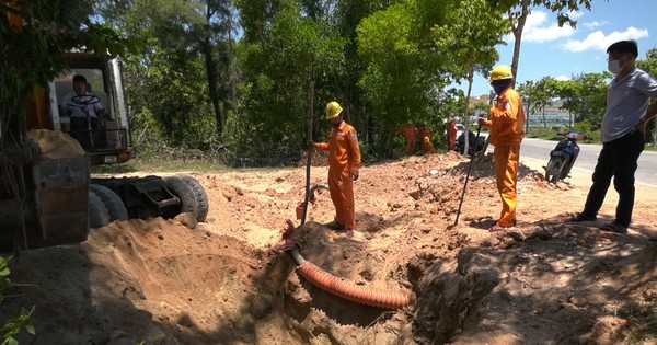 Lái xe múc đất làm hỏng cáp ngầm 22kV gây mất điện đảo Cù Lao Chàm - Vimarsana News