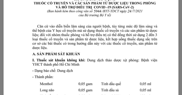 Bộ Y tế 'chỉ định thầu' thuốc y học cổ truyền hỗ trợ điều trị COVID-19? - Vimarsana News
