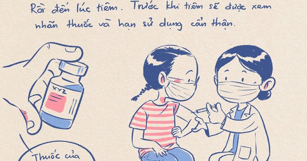 Nhật ký đi tiêm vắc xin của tác giả bộ tranh 'em bé cách ly' lại gây sốt - Vimarsana News
