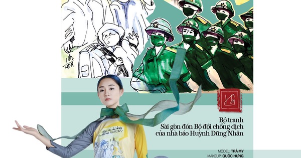 Nhà thiết kế Minh Hạnh làm chương trình thời trang với tranh chống dịch