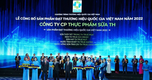 5 sản phẩm TH được vinh danh Thương hiệu quốc gia 2022