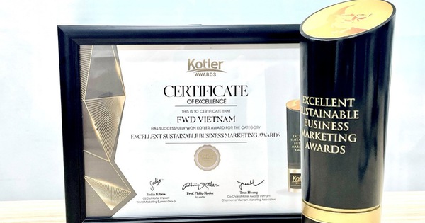 Bảo hiểm FWD đoạt giải tại Kotler Awards Việt Nam 2022
