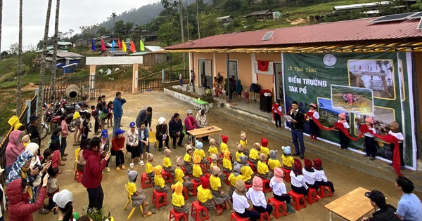 Trường Tắk Pổ đón học sinh vào lớp sau 3 năm xây dựng