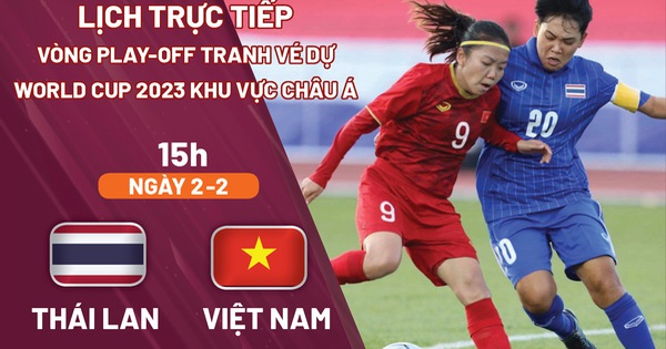 Lịch Trực Tiếp Play-Off Dự World Cup 2022: Tuyển Nữ Việt Nam - Thái Lan -  Tuổi Trẻ Online