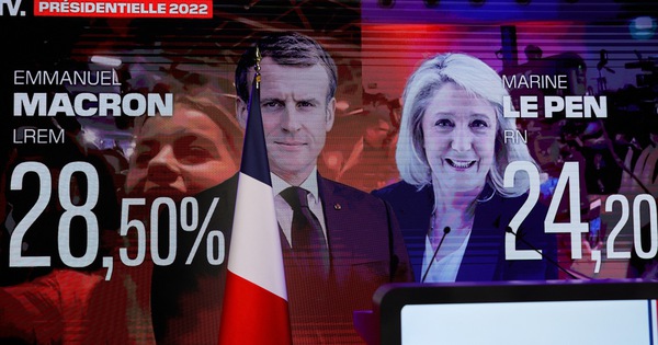 Mr. Macron and Mrs. Le Pen lead the first round of the French presidential election