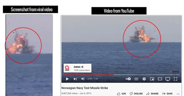 ‘The moment the Moscow train was hit by a missile’ turned out to be an old Norwegian ship