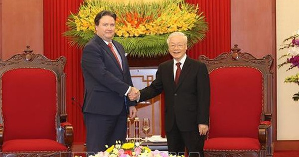 General Secretary Nguyen Phu Trong receives US Ambassador to Vietnam