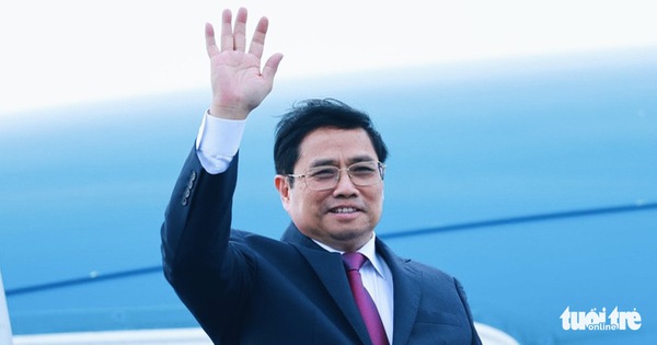 Prime Minister Pham Minh Chinh is on his way to visit and work in the US