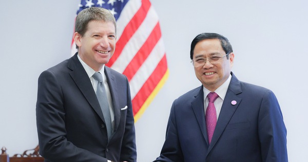 Prime Minister Pham Minh Chinh receives the Director General of the US Agency for International Financial Development
