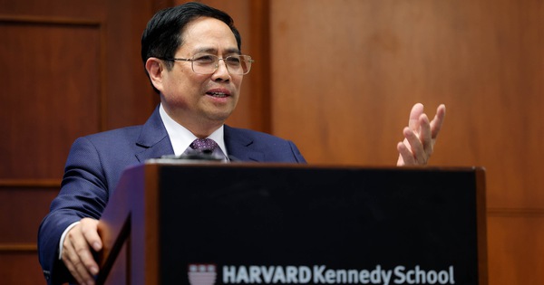 Thủ tướng Phạm Minh Chính phát biểu tại Đại học Harvard