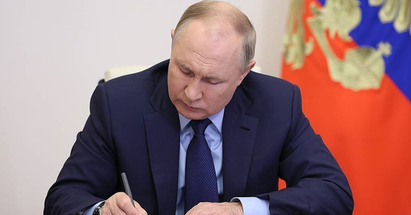 Russian President Putin signs sanctions against the West