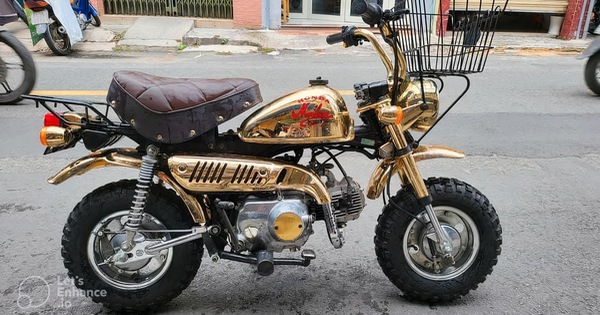 Honda Monkey mạ vàng hàng hiếm giá khoảng 200 triệu đồng tại Việt Nam -  Tuổi Trẻ Online