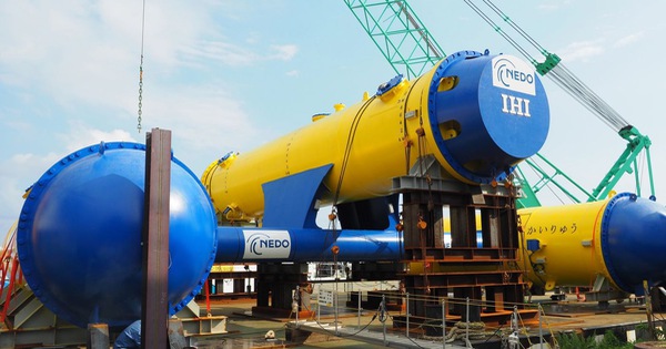 Japan successfully tested a giant turbine to generate electricity under the seabed