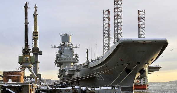 Russia’s only aircraft carrier continues to be ‘in port’ at least until 2024