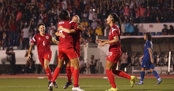 ทีมหญิงฟิลิปปินส์ครองเอเชียตะวันออกเฉียงใต้เป็นครั้งแรก