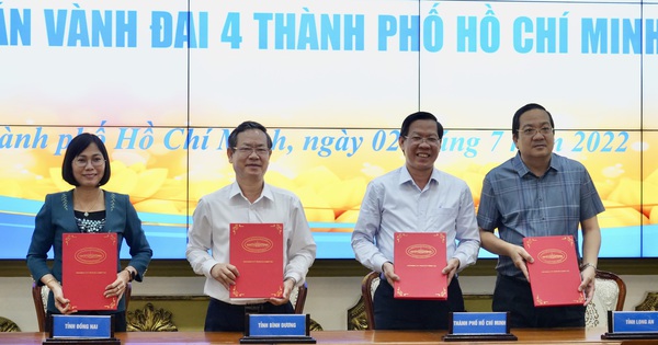 4 địa phương ký kết kế hoạch làm đường vành đai 3 TP.HCM
