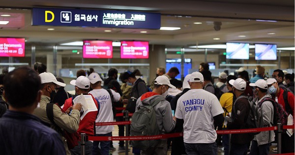 เกาหลีใต้จับกุมชาวต่างชาติ 642 คนที่ทำงานอย่างผิดกฎหมาย 49 คนเป็นชาวเวียดนาม