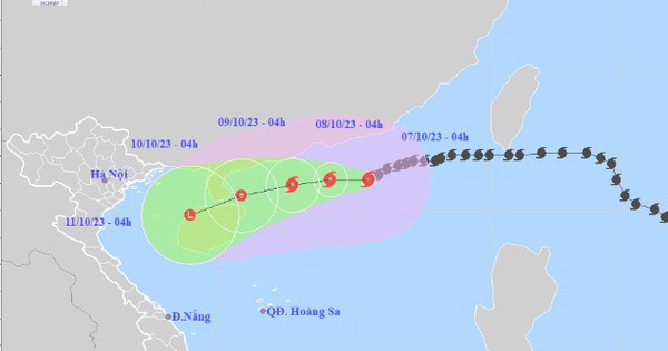 今日天氣10月7日：四號風暴距香港190公里越南多省市今日有大雨