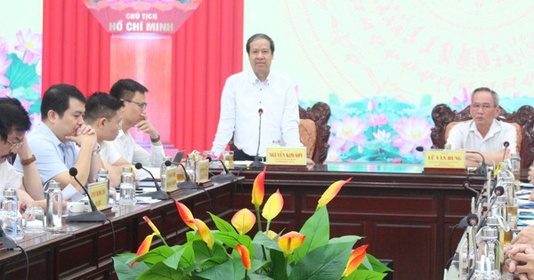 Bộ trưởng Nguyễn Kim Sơn: Địa phương cần làm việc trực tiếp với các bộ ...