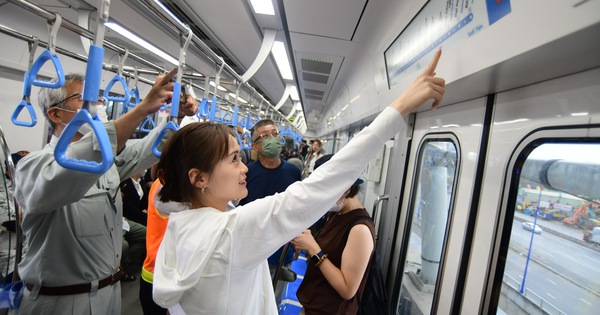 メトロ 1 号車が時速 50 km のテスト速度を実行