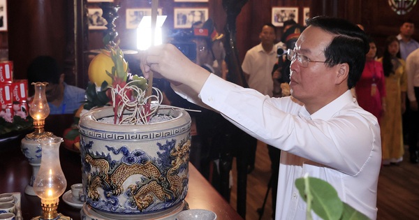 ボー・ヴァン・トゥオン大統領、ホーおじさんのラオカイ訪問65周年記念式典に出席