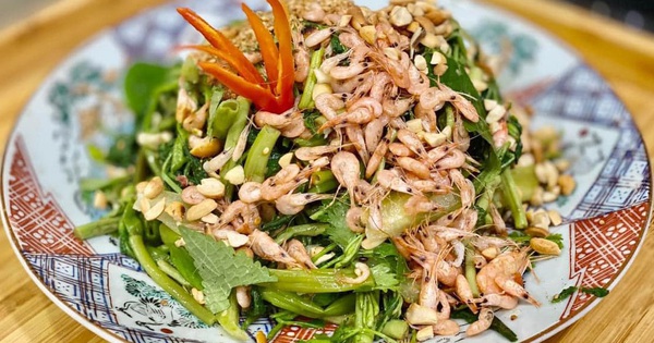 Nộm rau muống và rau rút, gỏi củ đậu thịt bò, nộm đu đủ bò khô vừa ...