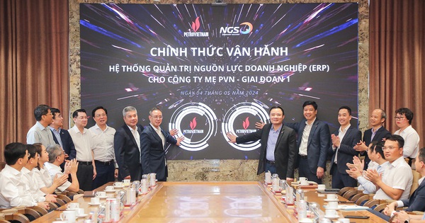 PVN vận hành hệ thống quản trị nguồn lực doanh nghiệp (ERP)