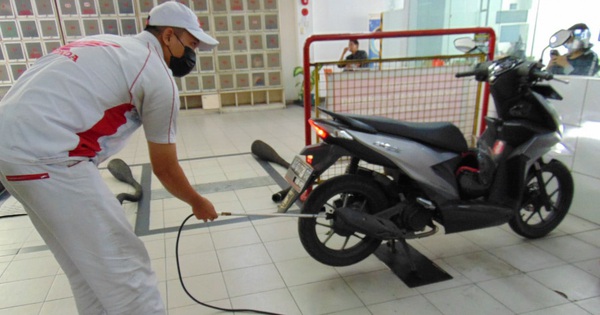 Không kiểm định khí thải, xe máy có thể bị hủy biển số